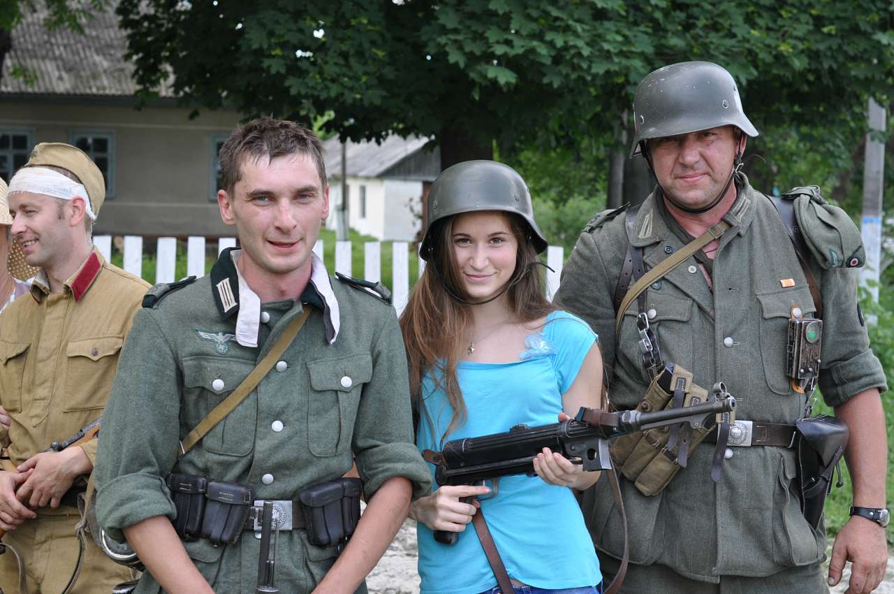 Відтворення бойових дій в с. Куніві - Кунев