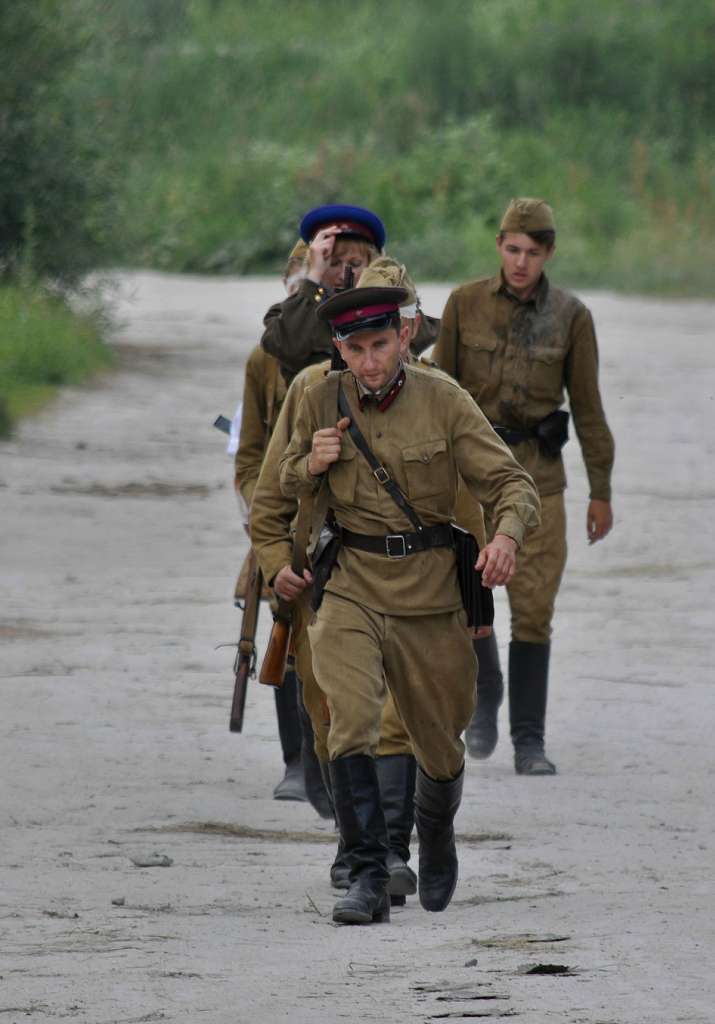 Відтворення бойових дій в с. Куніві - Кунев