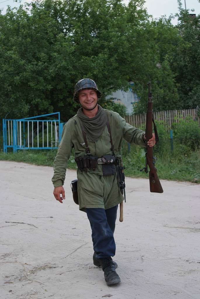 Відтворення бойових дій в с. Куніві - Kuniv