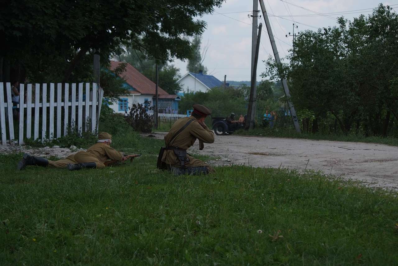 Відтворення бойових дій в с. Куніві - Kuniv