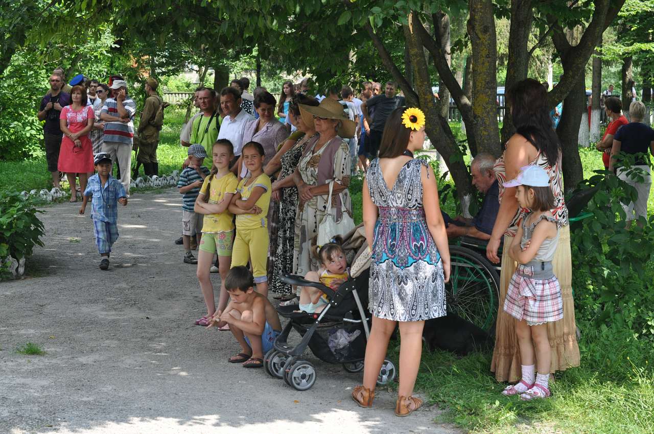 Відтворення бойових дій в с. Куніві - Кунів