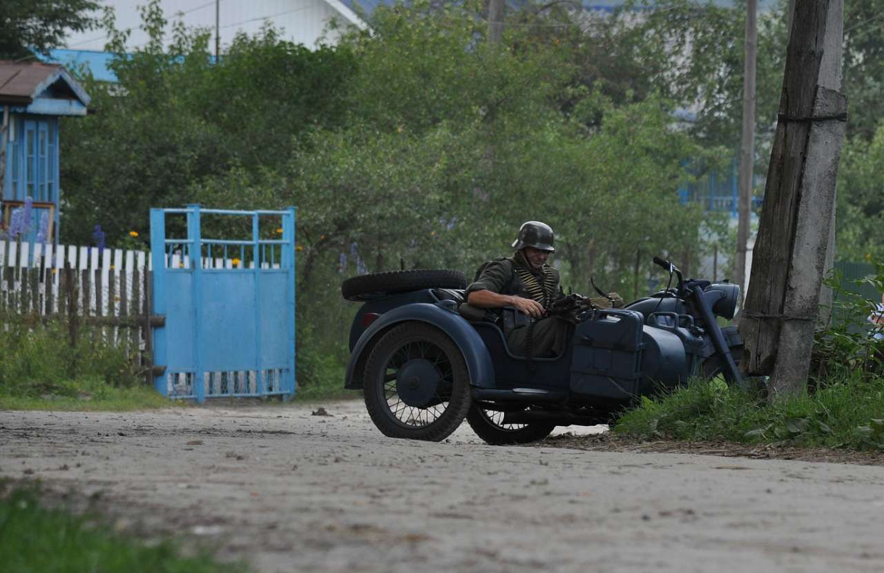 Відтворення бойових дій в с. Куніві - Кунів