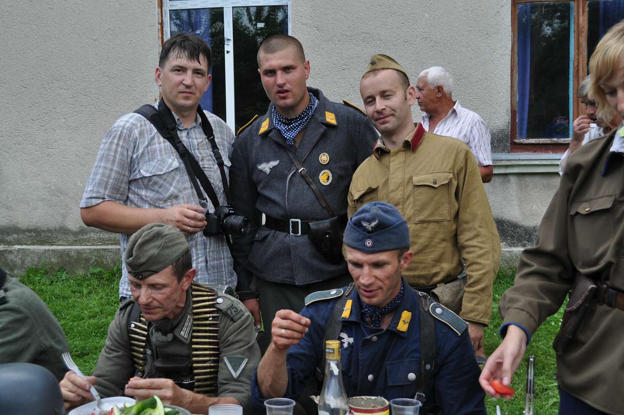 Відтворення бойових дій в с. Куніві - Кунев