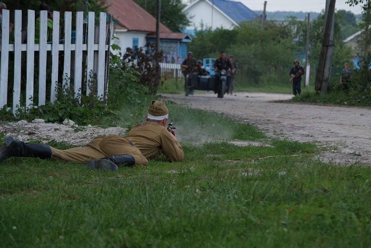 Відтворення бойових дій в с. Куніві - Kuniv
