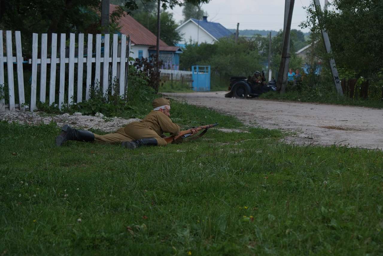 Відтворення бойових дій в с. Куніві - Kuniv