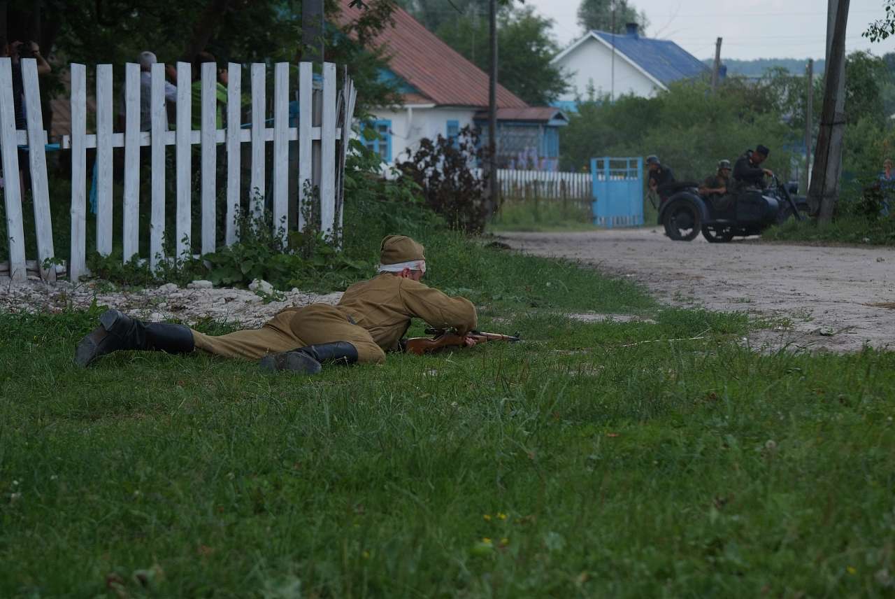 Відтворення бойових дій в с. Куніві - Kuniv