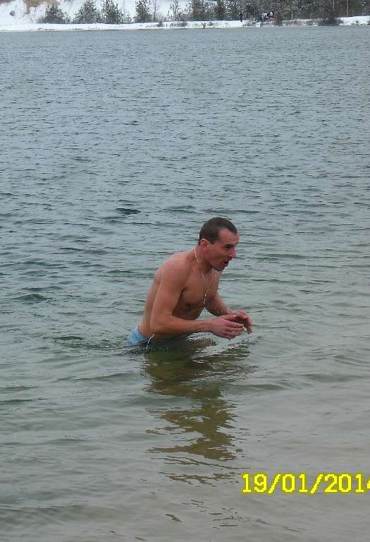 Купання на Хрещення 19.01.2014 - Сопачев