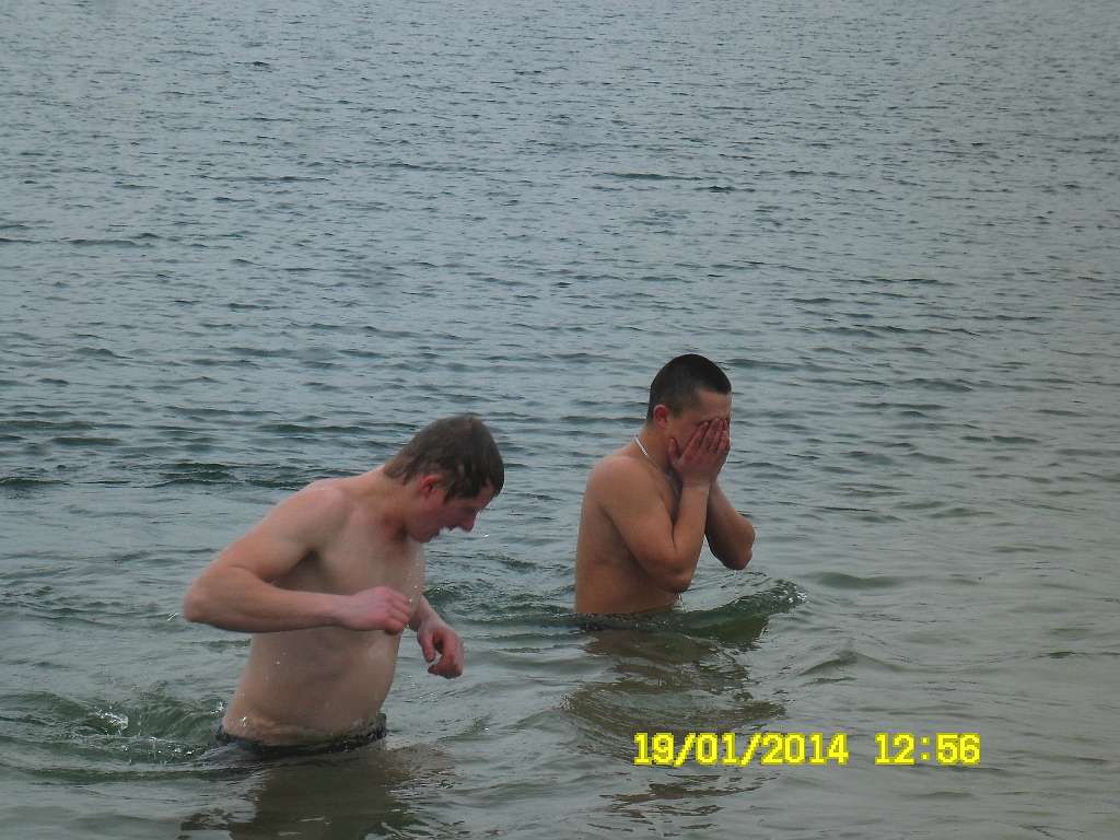 Купання на Хрещення 19.01.2014 - Сопачев