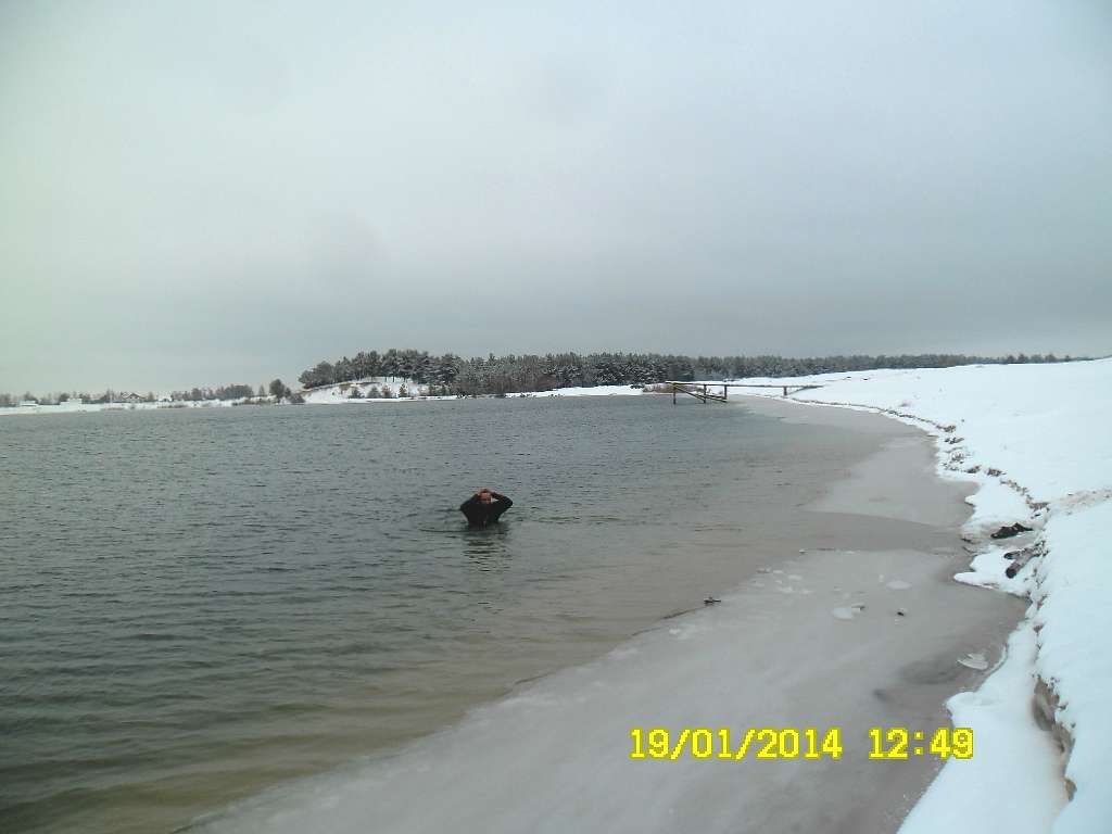 Купання на Хрещення 19.01.2014 - Сопачев