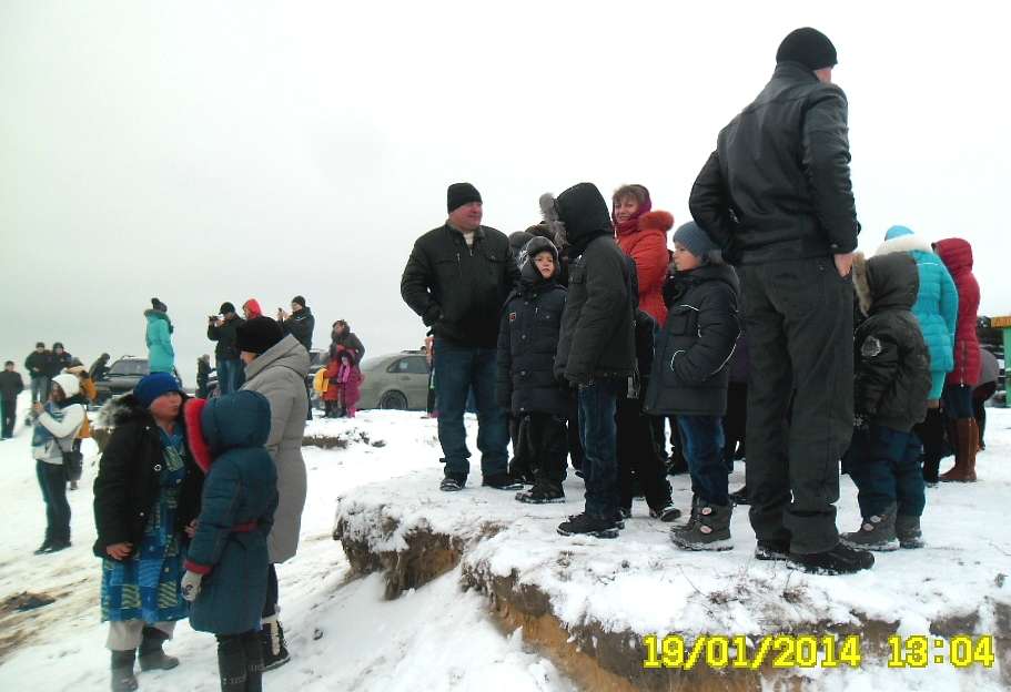 Купання на Хрещення 19.01.2014 - Сопачев