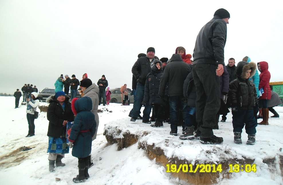 Купання на Хрещення 19.01.2014 - Сопачев