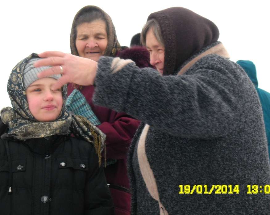 Купання на Хрещення 19.01.2014 - Сопачев