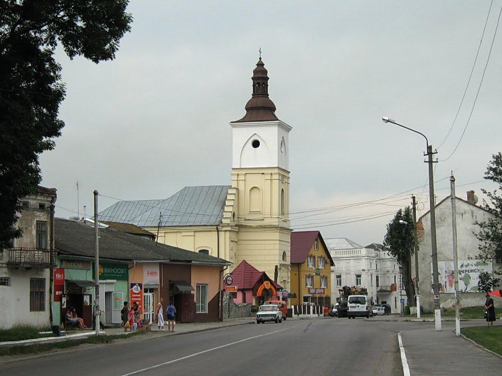 Бурштин з panoramio.com - Бурштын