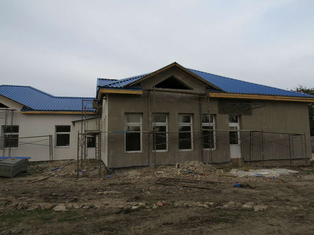 КУРОЗВАНИ. Будівництво дитсадка. Осінь 2013 - Kurozvany