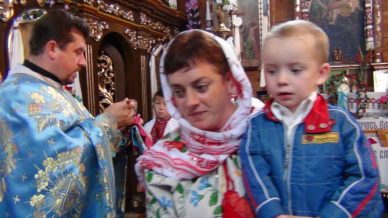 Перше Причастя Сидорака Володимира - Жданівка