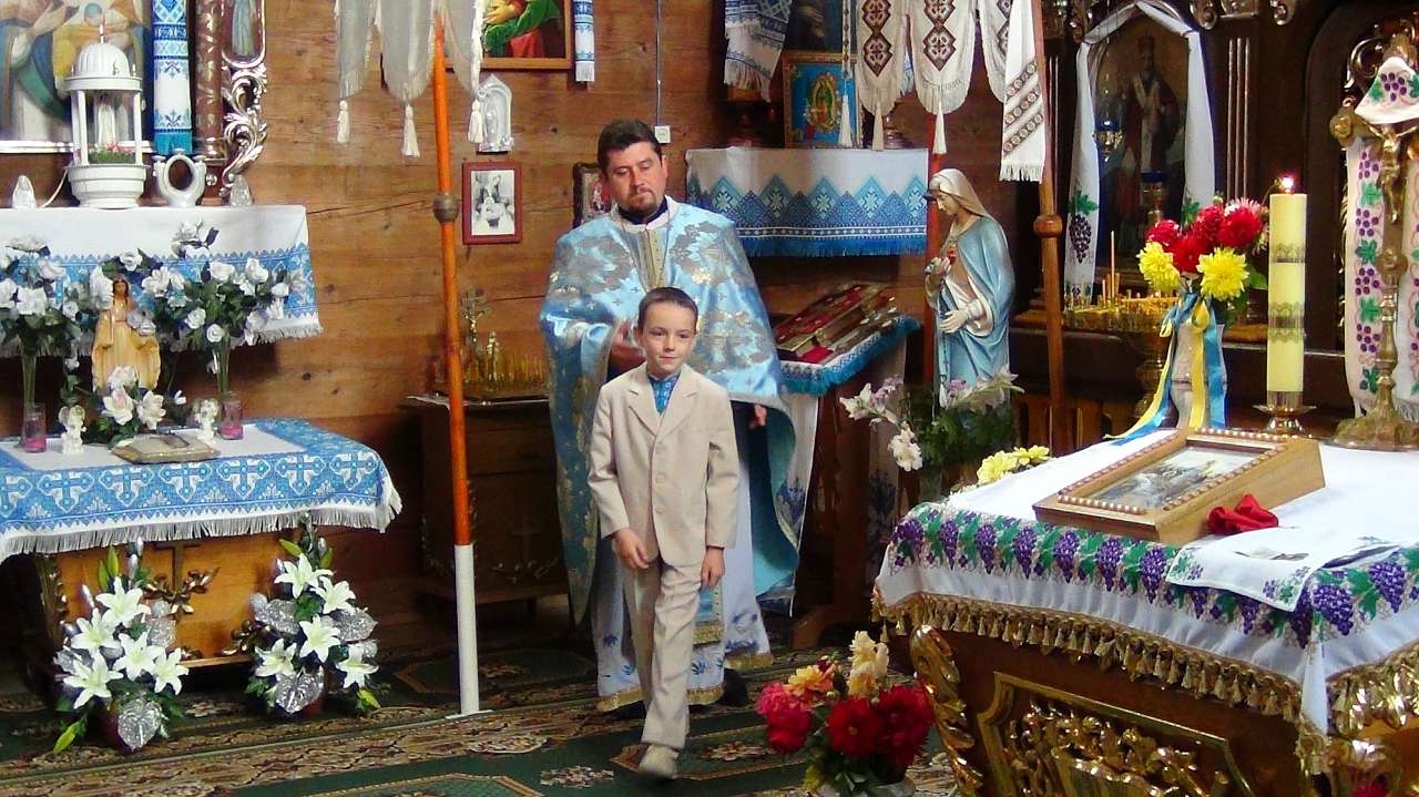 Перше Причастя Сидорака Володимира - Жданівка