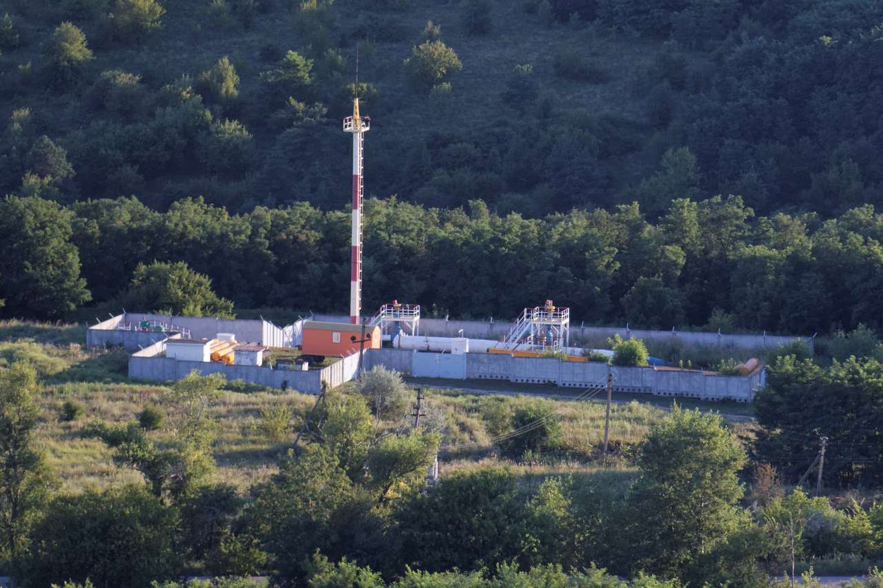 Комсомольськ з найвищої опори ЛЕП України - Комсомольськ