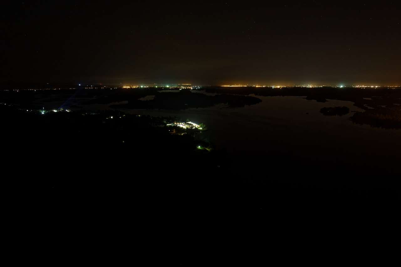 Комсомольськ з найвищої опори ЛЕП України - Комсомольск