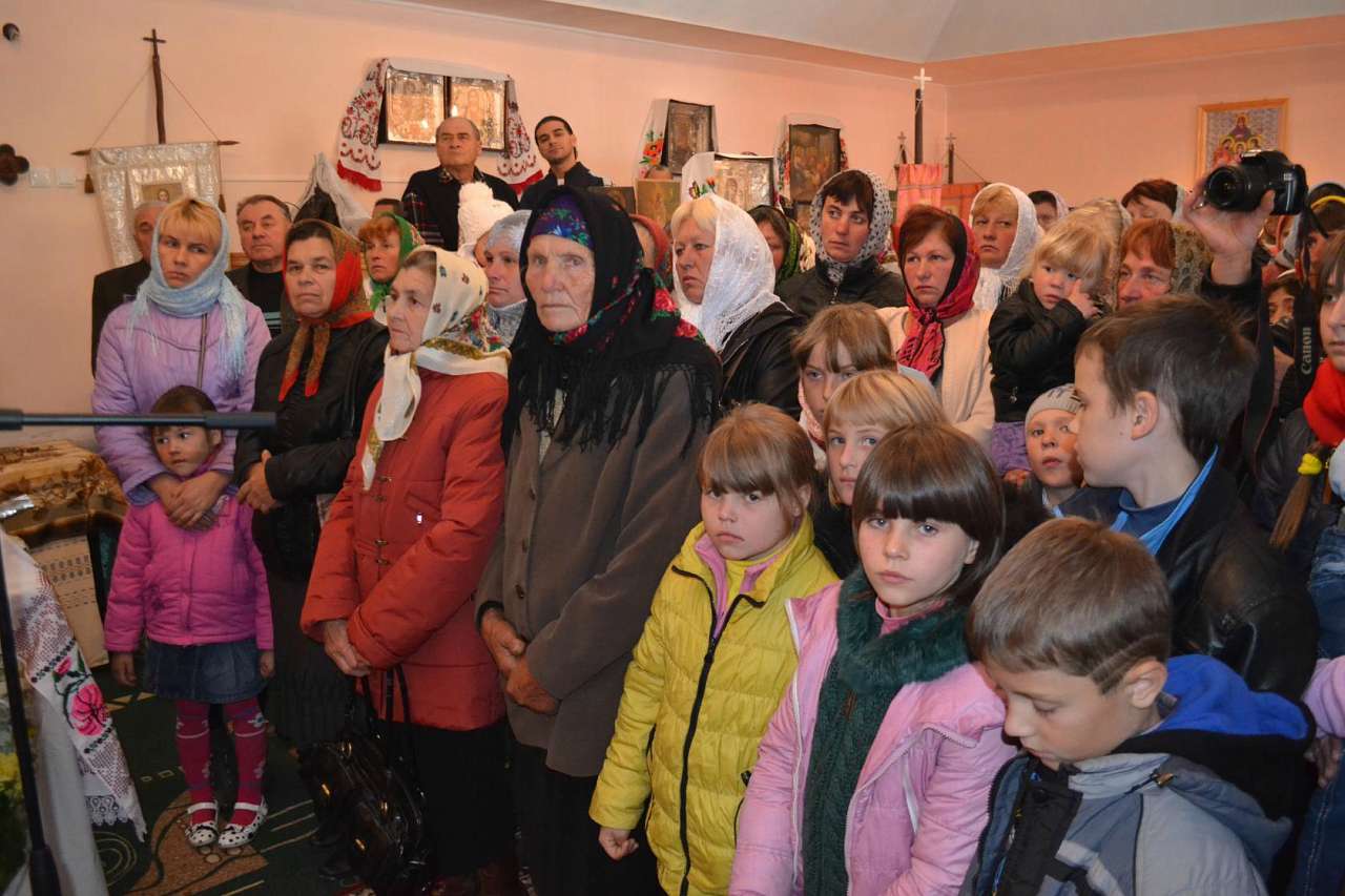 Храм у Лип'янці . Освячення нової церкви - Лип'янка