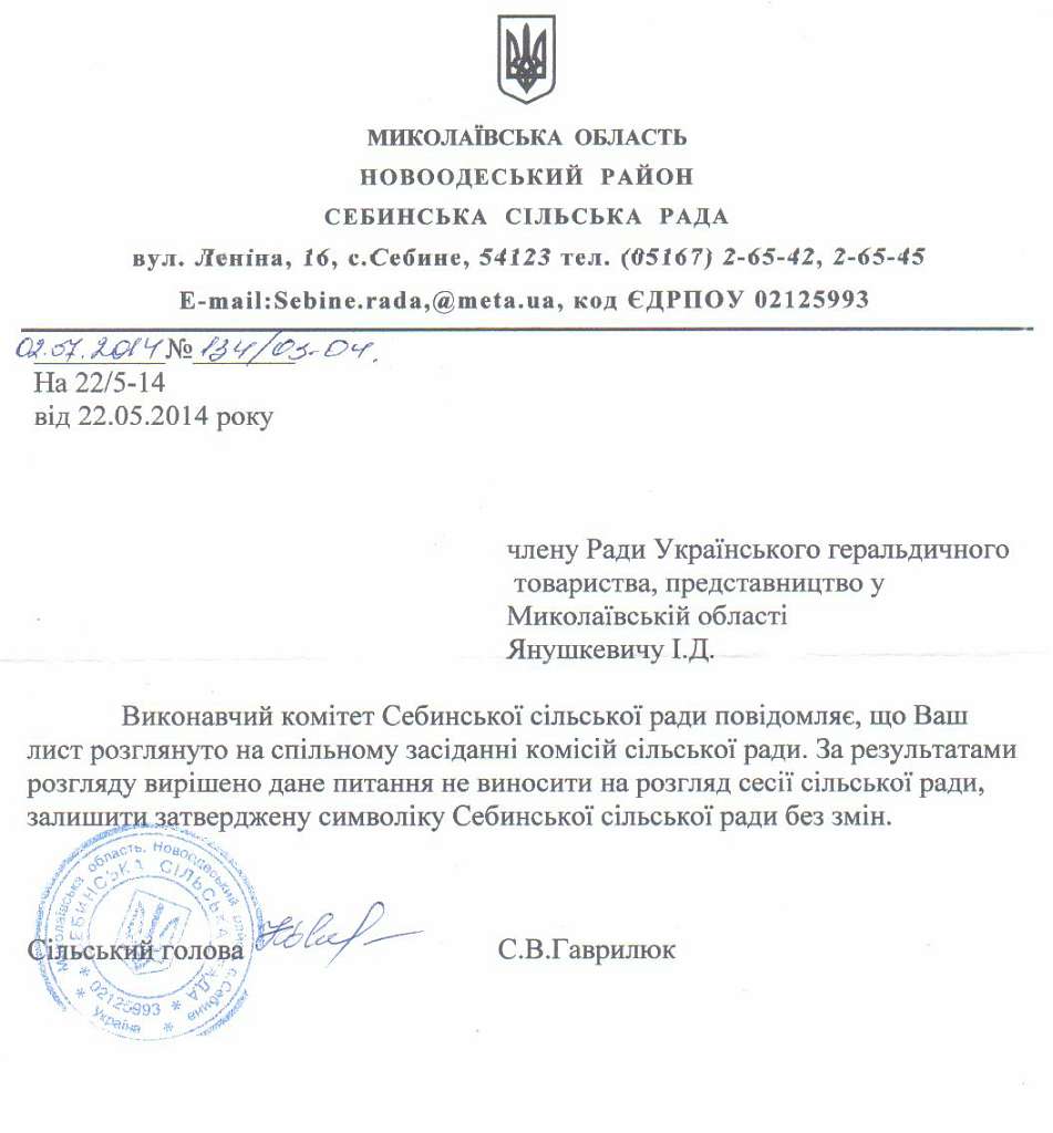 Символiка - Себине