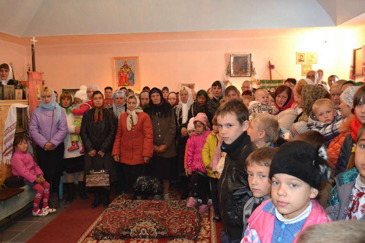 Храм у Лип'янці . Освячення нової церкви - Лип'янка