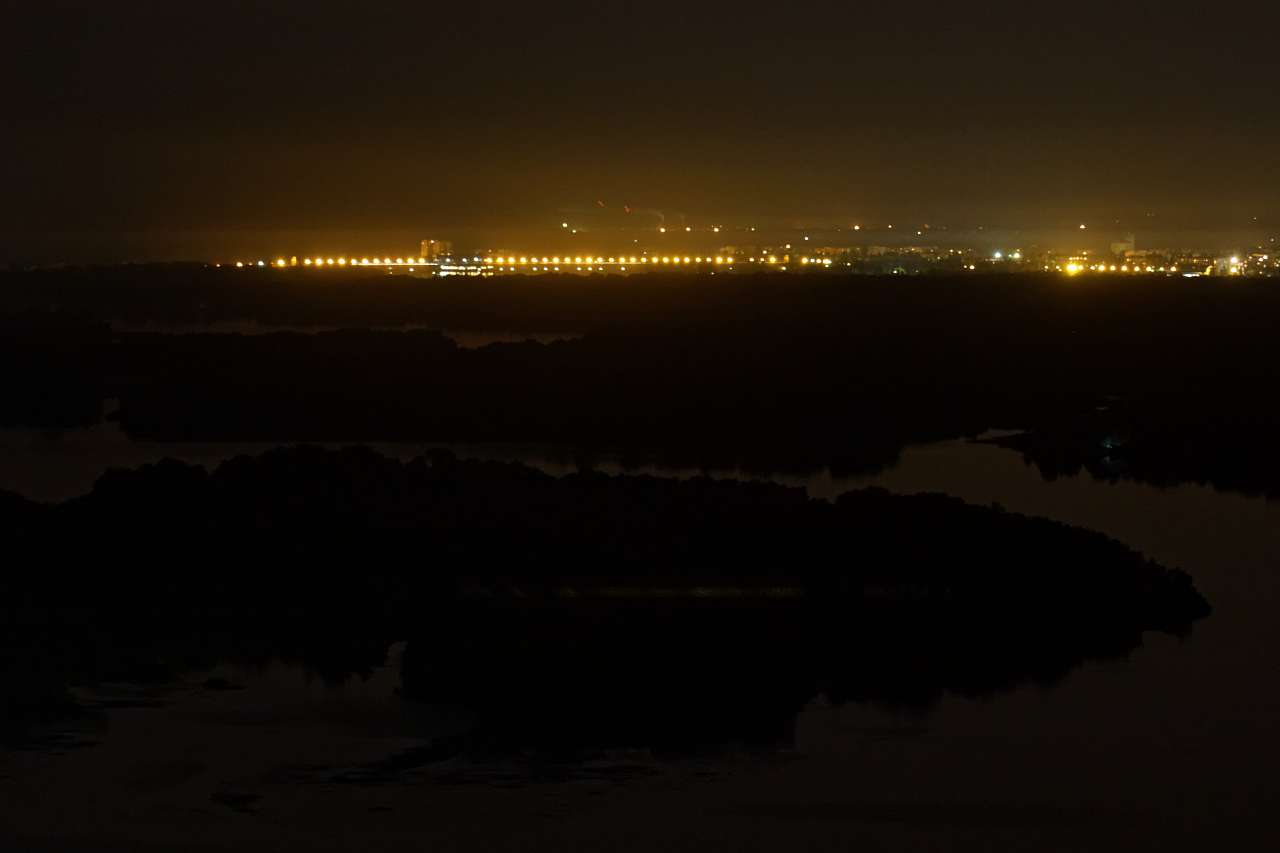 Комсомольськ з найвищої опори ЛЕП України - Комсомольск