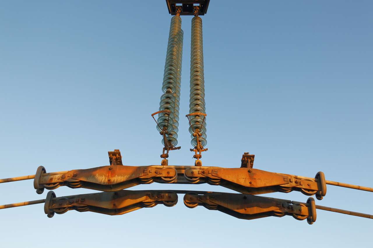 Комсомольськ з найвищої опори ЛЕП України - Комсомольск