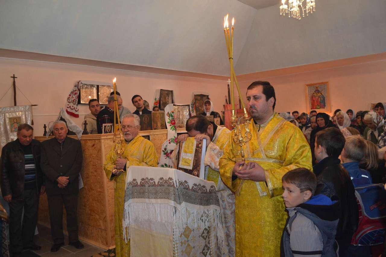 Храм у Лип'янці . Освячення нової церкви - Лип'янка