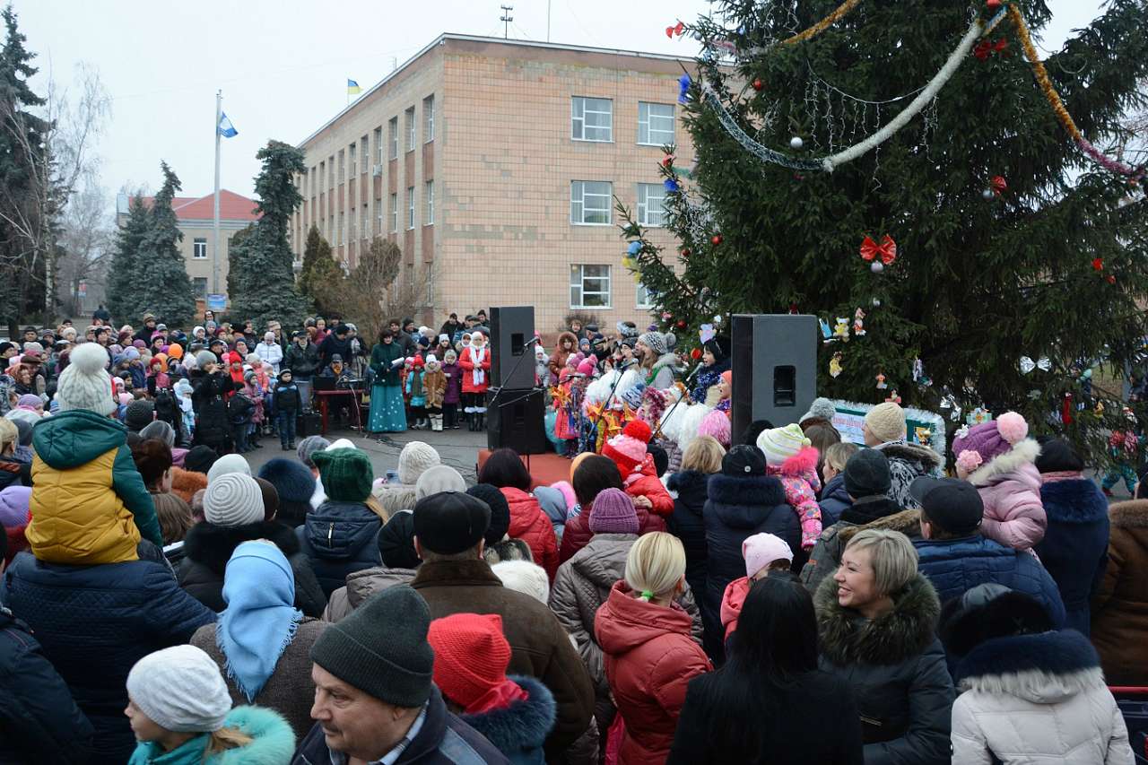 Відкриття головної ялинки-2015, 2018 - Шпола
