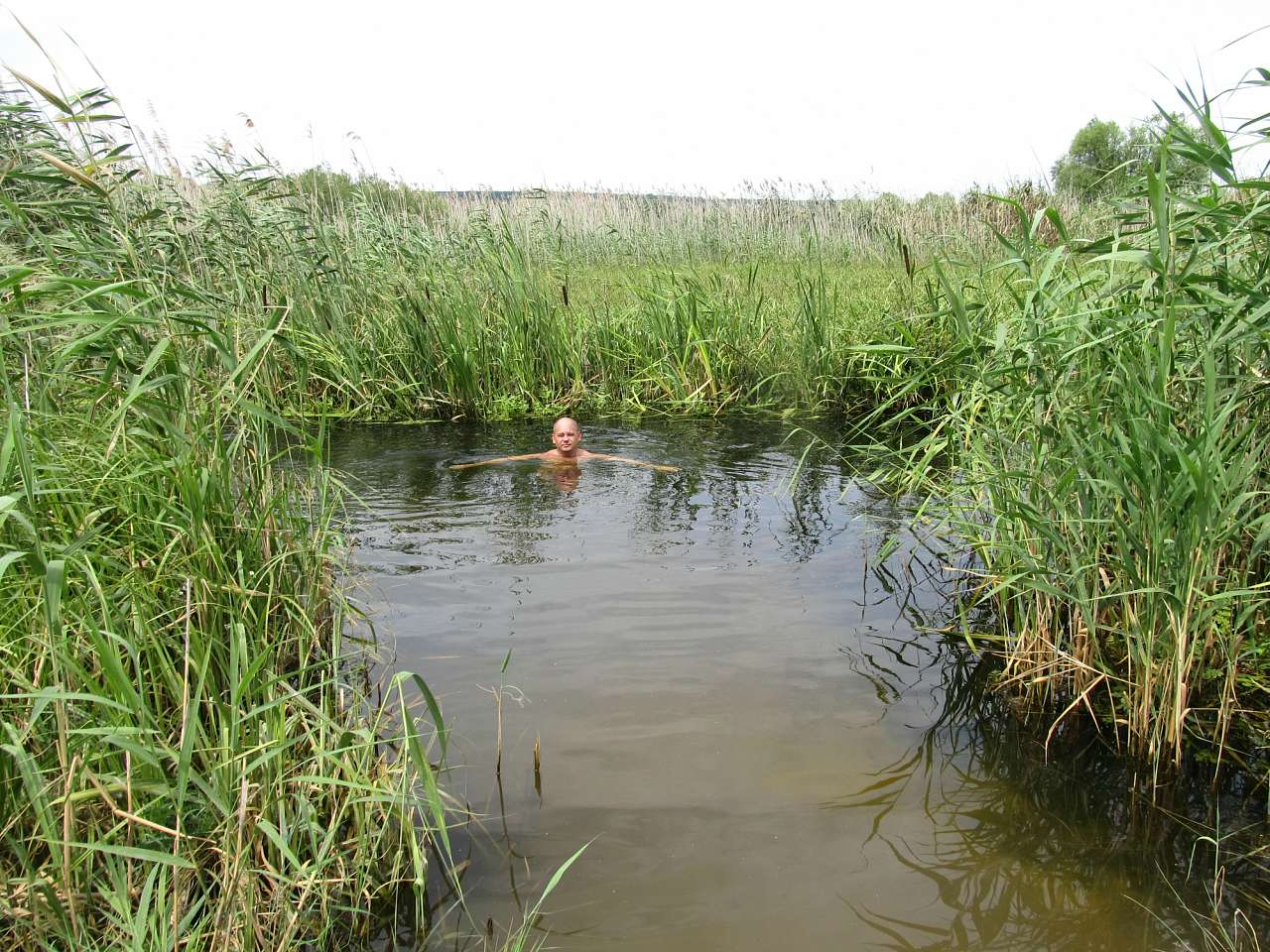 Річка Харків в Циркунах. - Циркуны