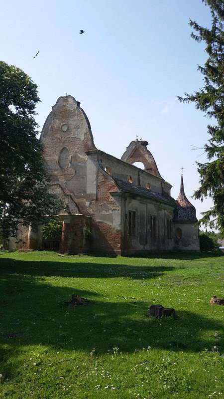 с. В. Ходачків, костел. - Великий Ходачків