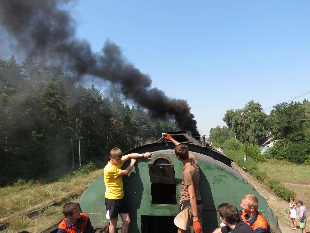 СВЯТКОВА ПОДОРОЖ НА ПАРОВОЗІ  - Сміла