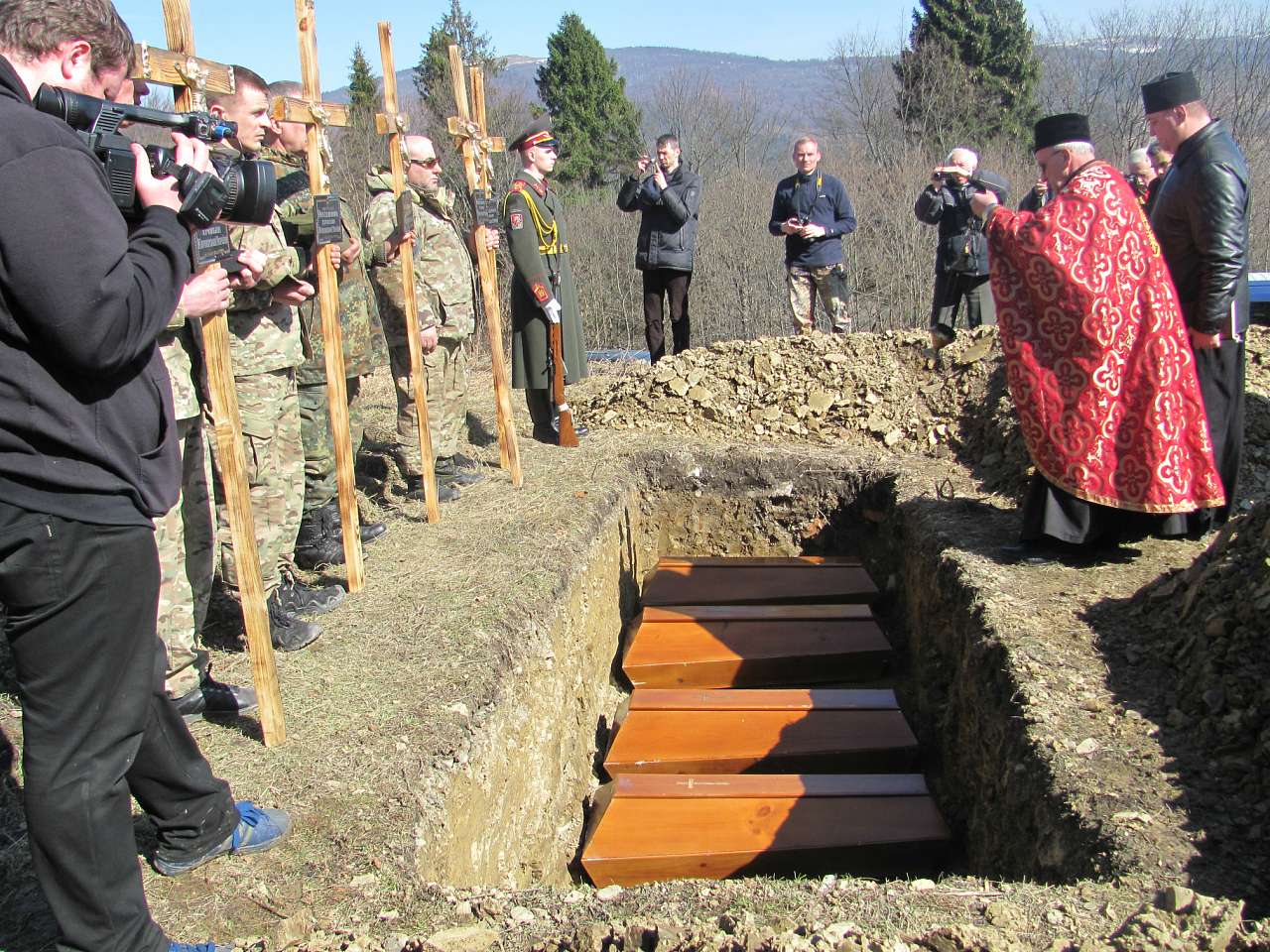 Перепоховання січовиків Карпатської України - Климець