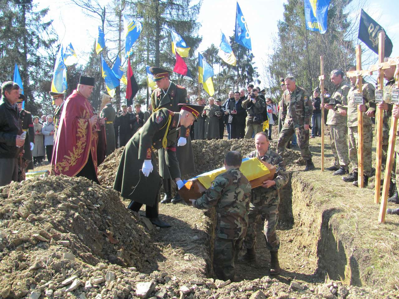Перепоховання січовиків Карпатської України - Климець