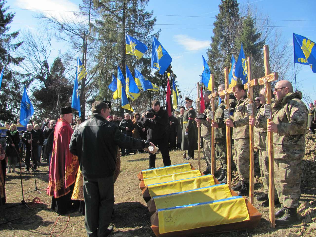 Перепоховання січовиків Карпатської України - Климець