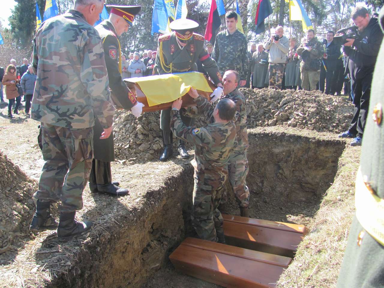 Перепоховання січовиків Карпатської України - Климец