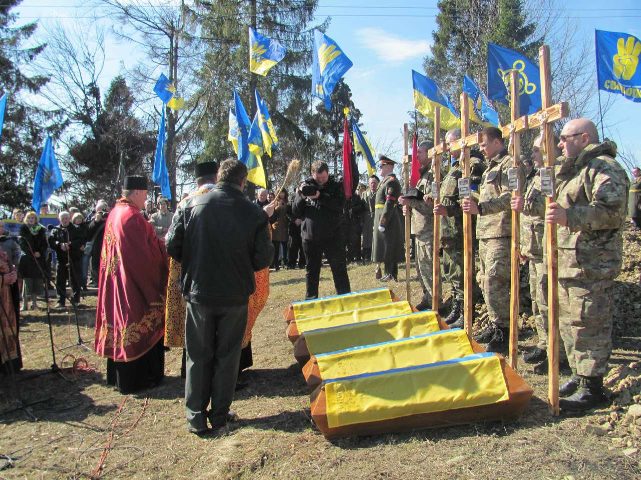Перепоховання січовиків Карпатської України - Климець