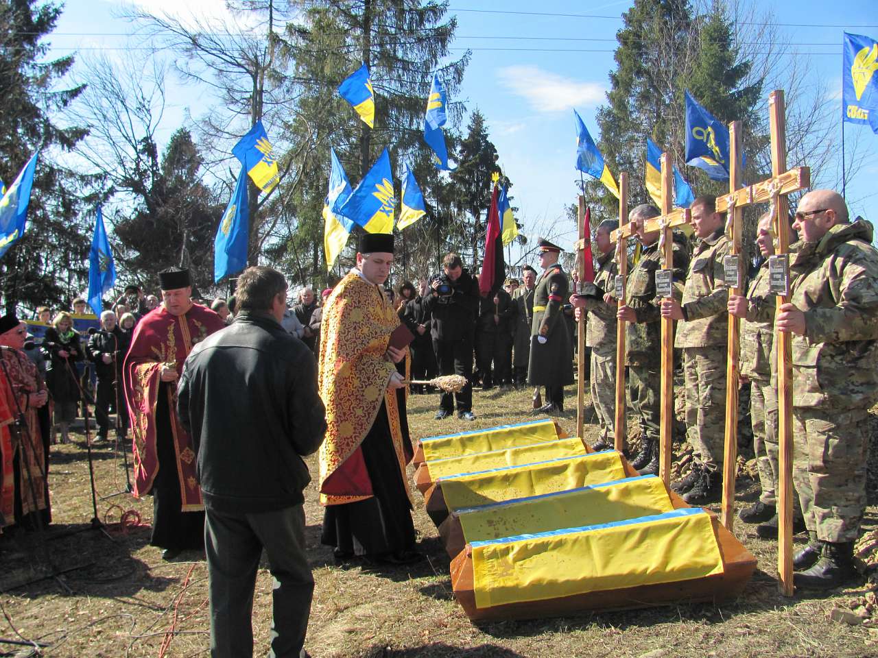 Перепоховання січовиків Карпатської України - Климець