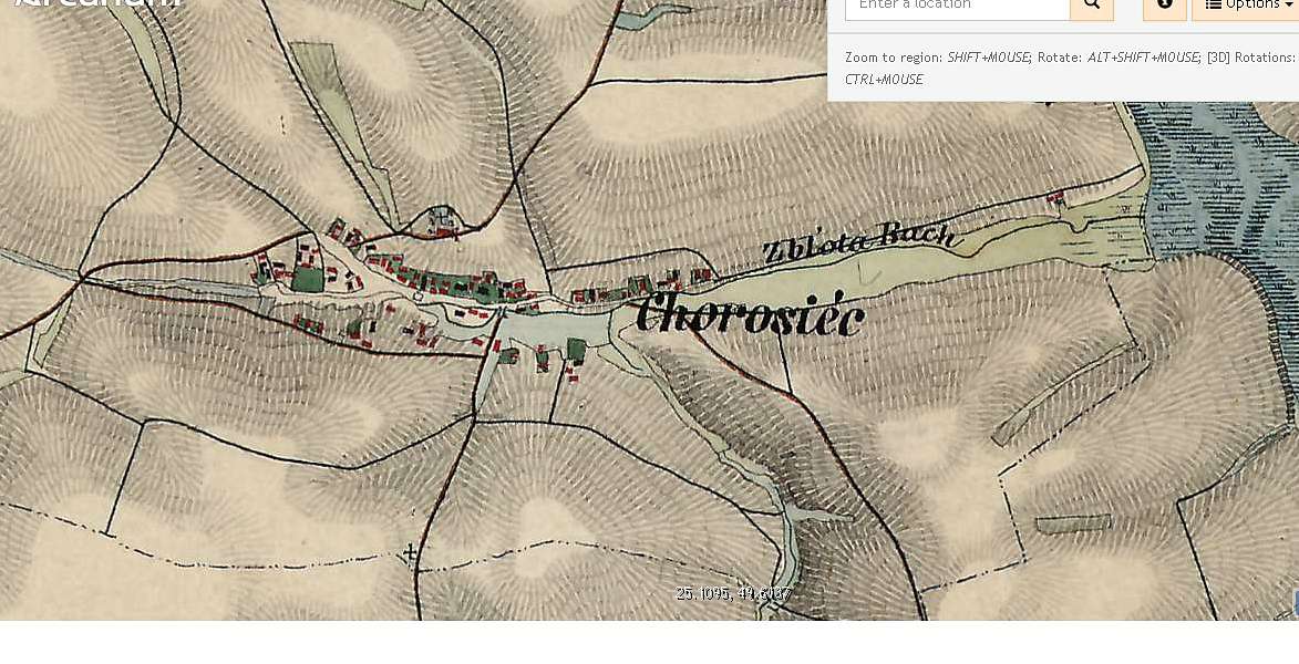 Хоростець на карті - Хоростець