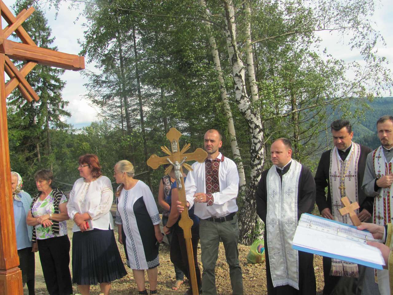 Посвячення наріжного каменя Храму - Коростов