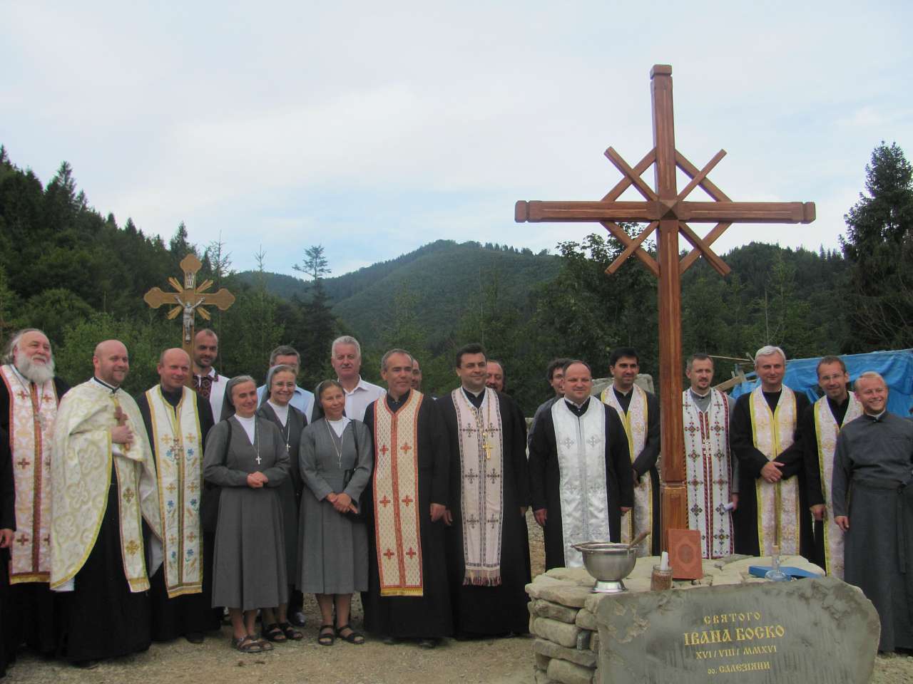 Посвячення наріжного каменя Храму - Коростів