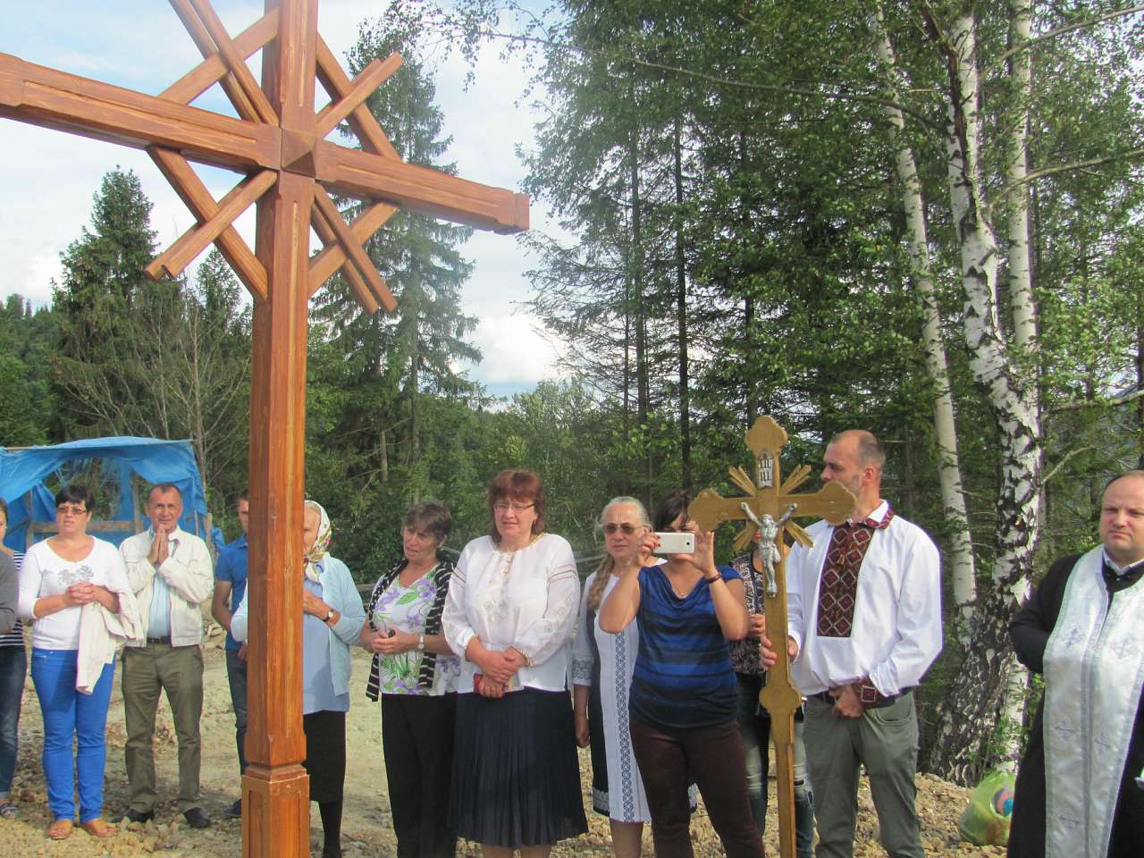 Посвячення наріжного каменя Храму - Коростов