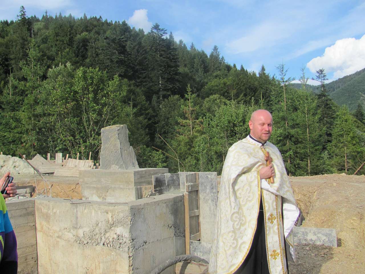 Посвячення наріжного каменя Храму - Korostiv