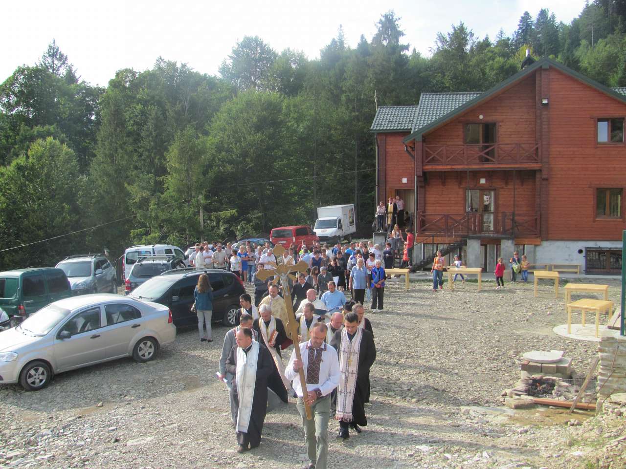 Посвячення наріжного каменя Храму - Коростів