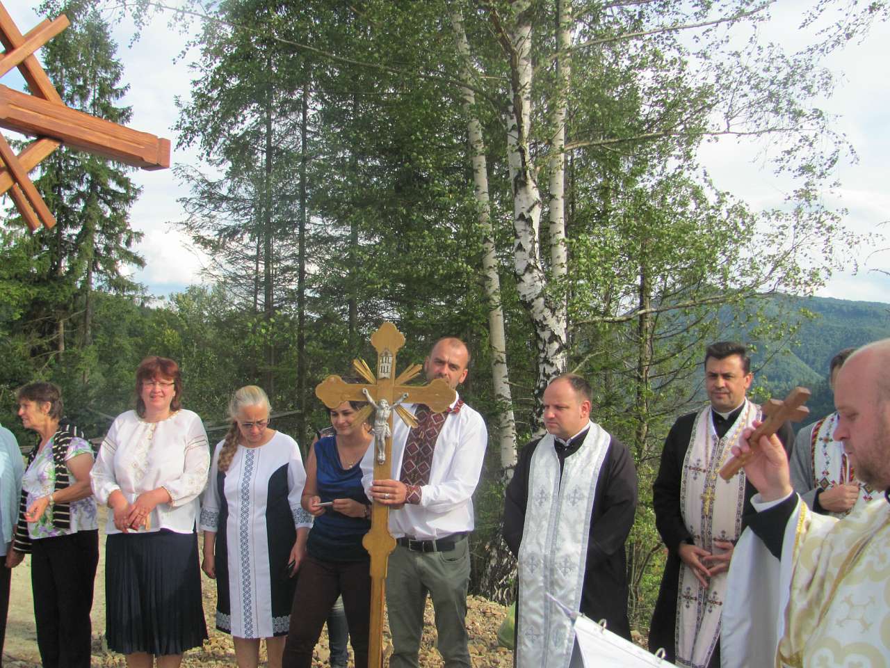 Посвячення наріжного каменя Храму - Коростов