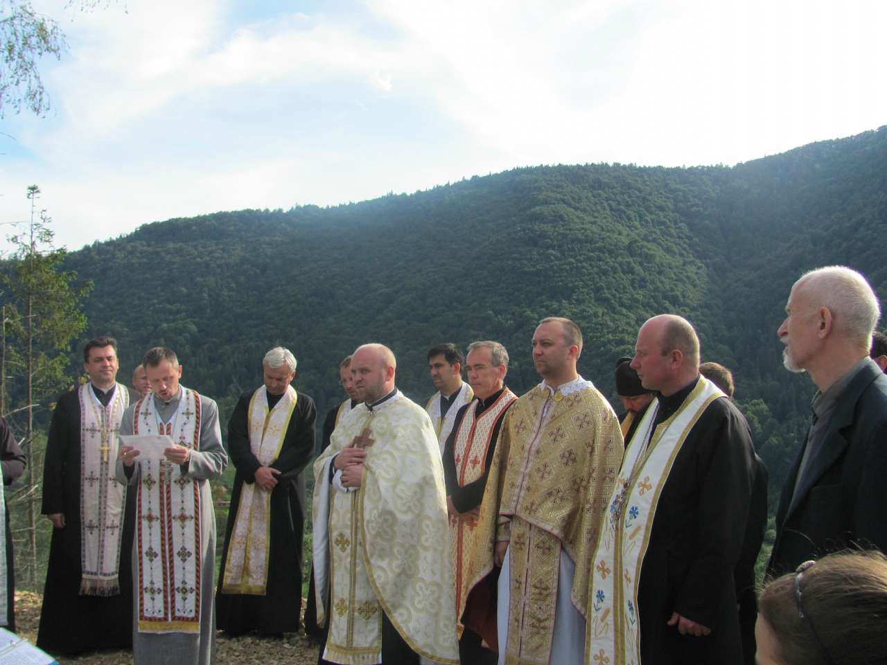 Посвячення наріжного каменя Храму - Коростов