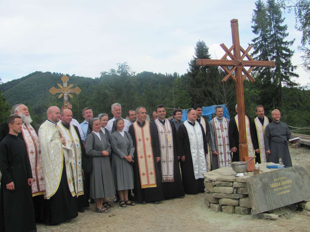 Посвячення наріжного каменя Храму - Коростів