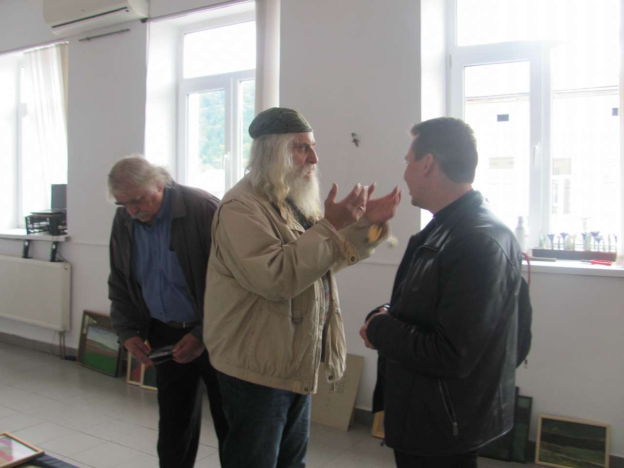 Василь Глинчак в арт-галереї  Оксани та Волод - Сколе