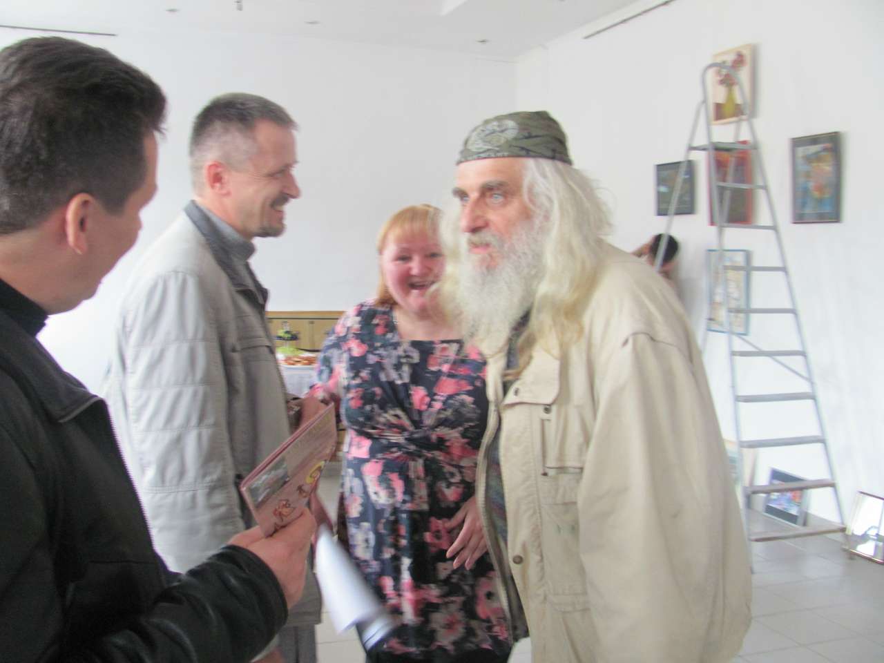 Василь Глинчак в арт-галереї  Оксани та Волод - Сколе