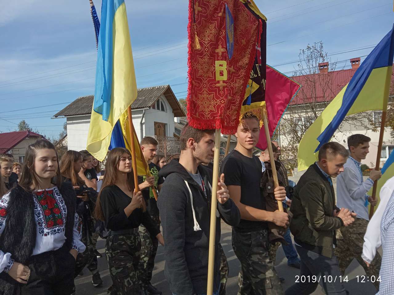 Освячення пам'ятника С.Бандері - Воля Задеревацкая